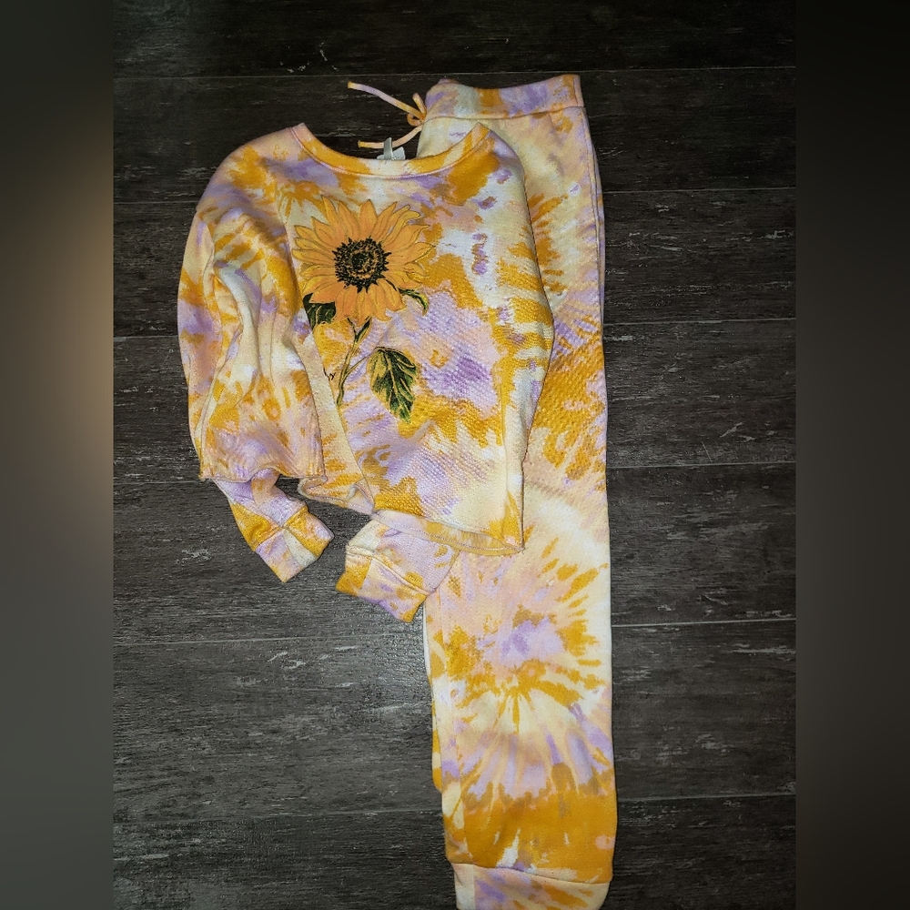 Girls Self Esteem tye dye set. Size 12.